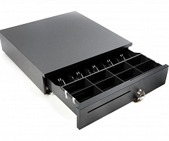 Денежный ящик G-Sense 410XL, чёрный, Epson, электромеханический в Сургуте