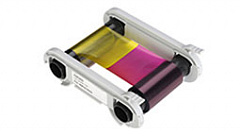 Полноцветная лента (YMCFKO) с УФ панель на 200 оттисков с чистящим роликом в Сургуте